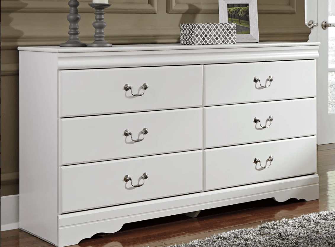 AshleyAshley B129 Anarasia - Sleigh Bed - White