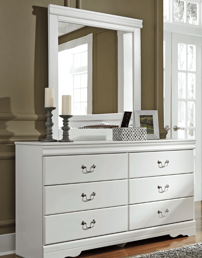 AshleyAshley B129 Anarasia - Sleigh Bed - White