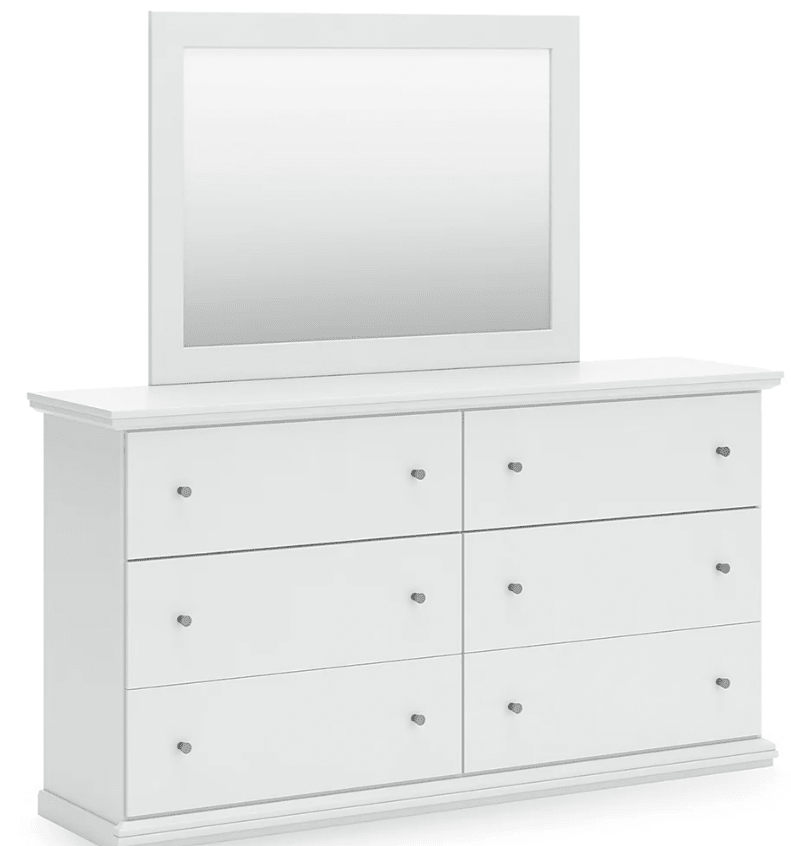 AshleyAshley B139 Bostwick Shoals - Panel Bed With Framed Footboard - White
