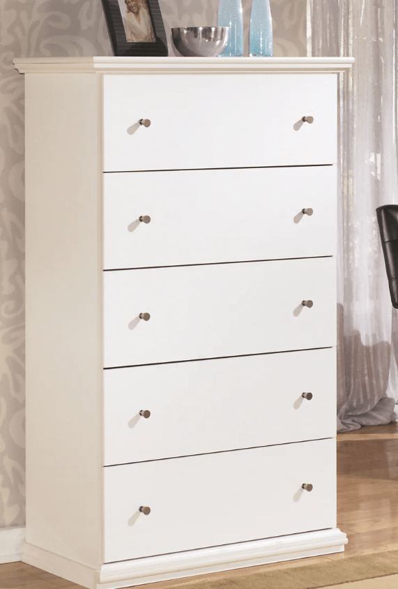 AshleyAshley B139 Bostwick Shoals - Panel Bed With Framed Footboard - White