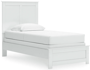 AshleyAshley B139 Bostwick Shoals - Panel Bed With Framed Footboard - White
