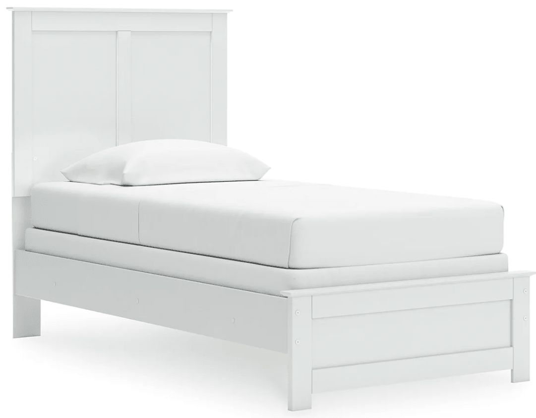 AshleyAshley B139 Bostwick Shoals - Panel Bed With Framed Footboard - White