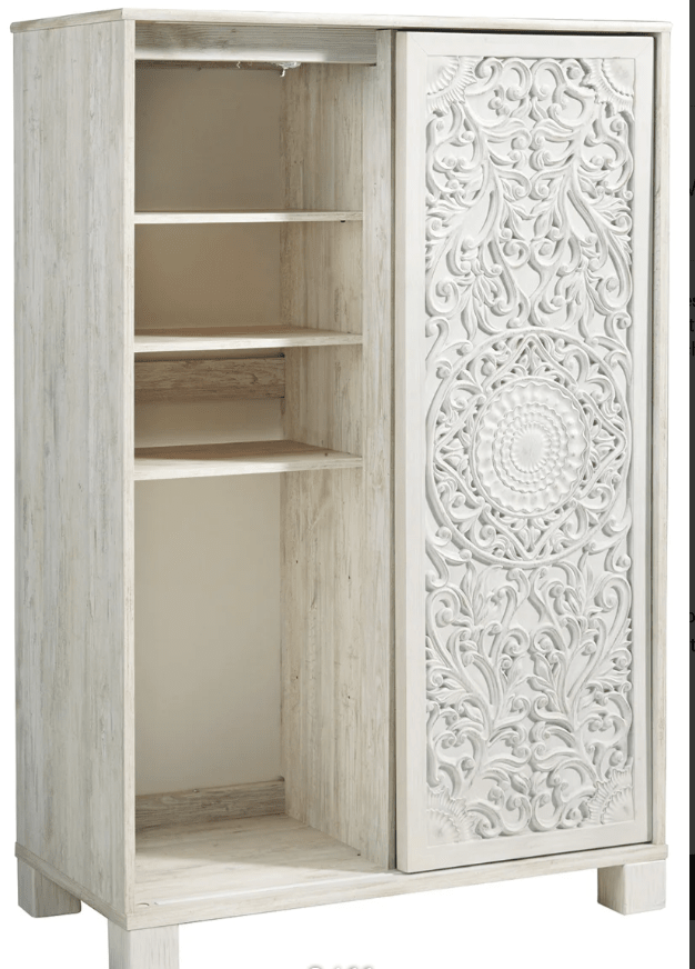 AshleyAshley B181 Paxberry - Panel Bed - Whitewash