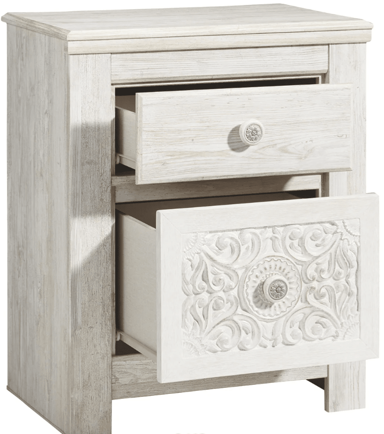 AshleyAshley B181 Paxberry - Panel Bed - Whitewash