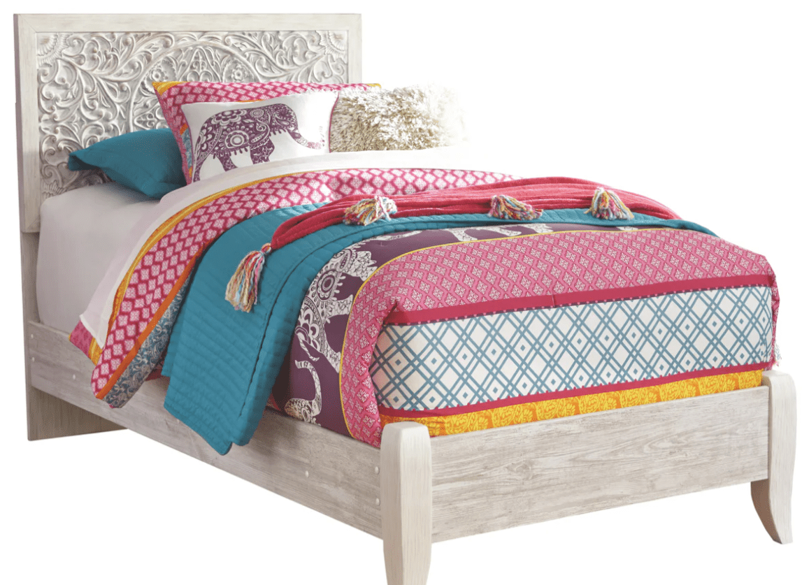AshleyAshley B181 Paxberry - Panel Bed - Whitewash