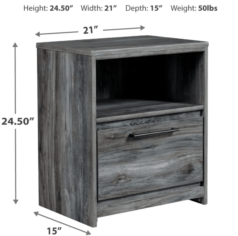 AshleyAshley B221 Baystorm - Panel Bedroom - Gray