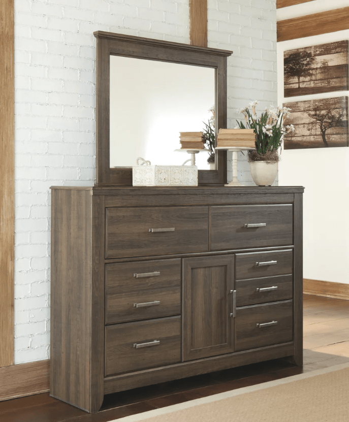AshleyAshley B251 Juararo - Panel Bed - Dark Brown