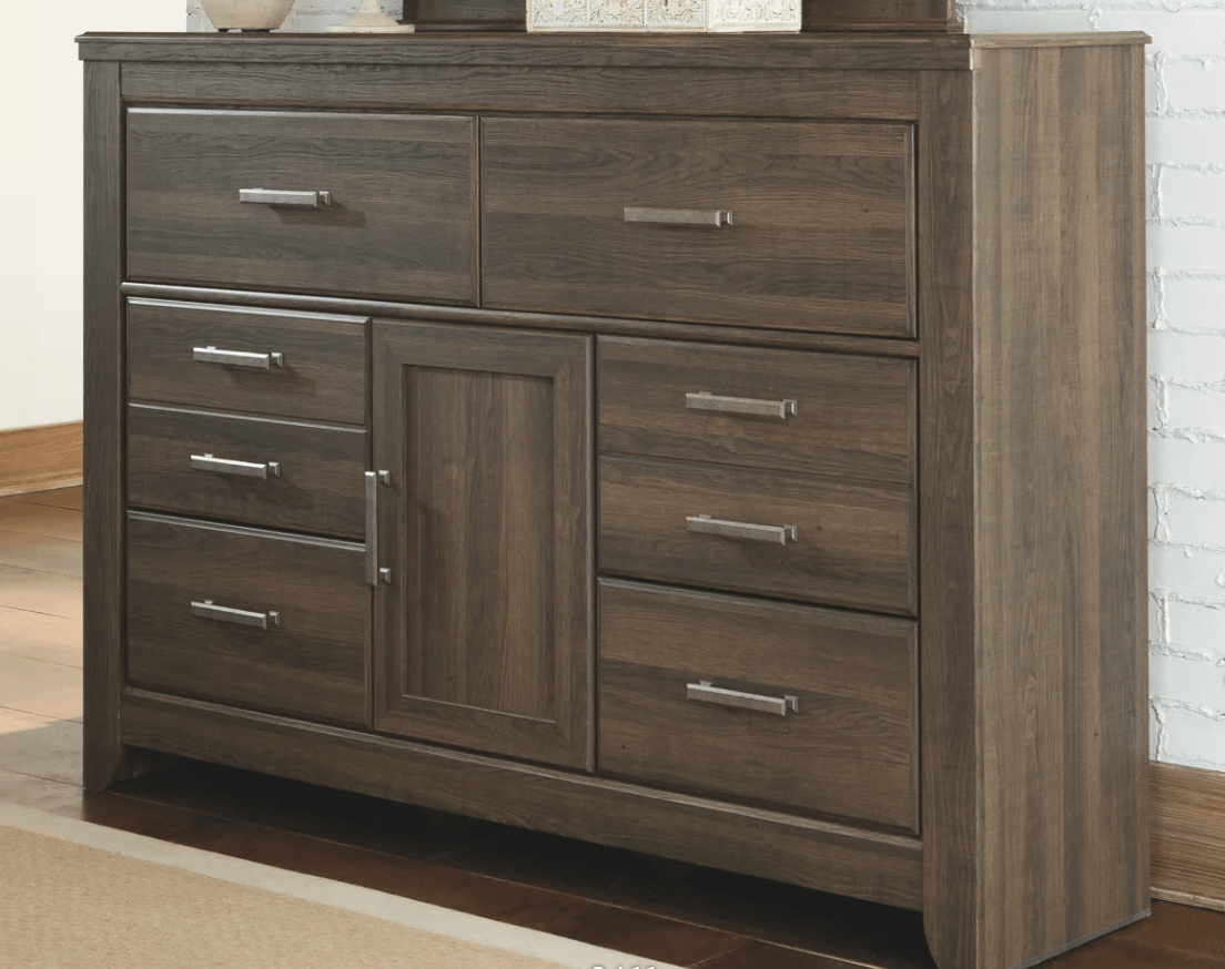 AshleyAshley B251 Juararo - Panel Bed - Dark Brown