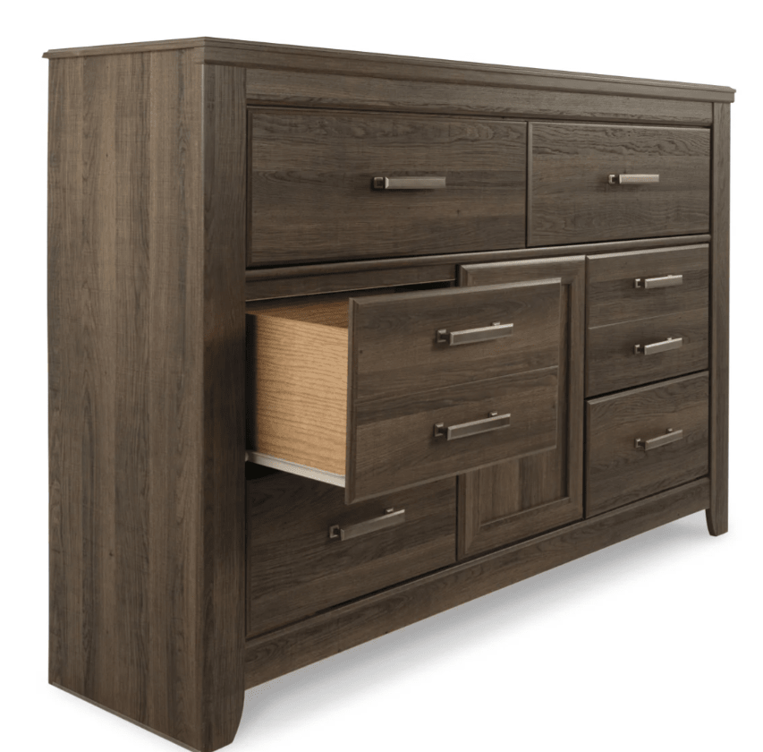 AshleyAshley B251 Juararo - Panel Bed - Dark Brown