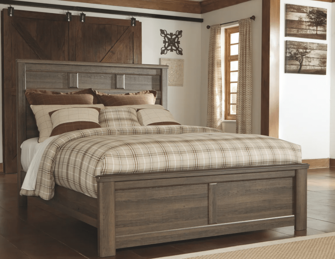AshleyAshley B251 Juararo - Panel Bed - Dark Brown