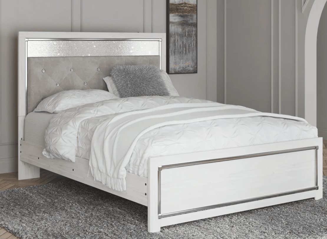 AshleyAshley B2640 Altyra - Panel Bed With Roll Slats - White