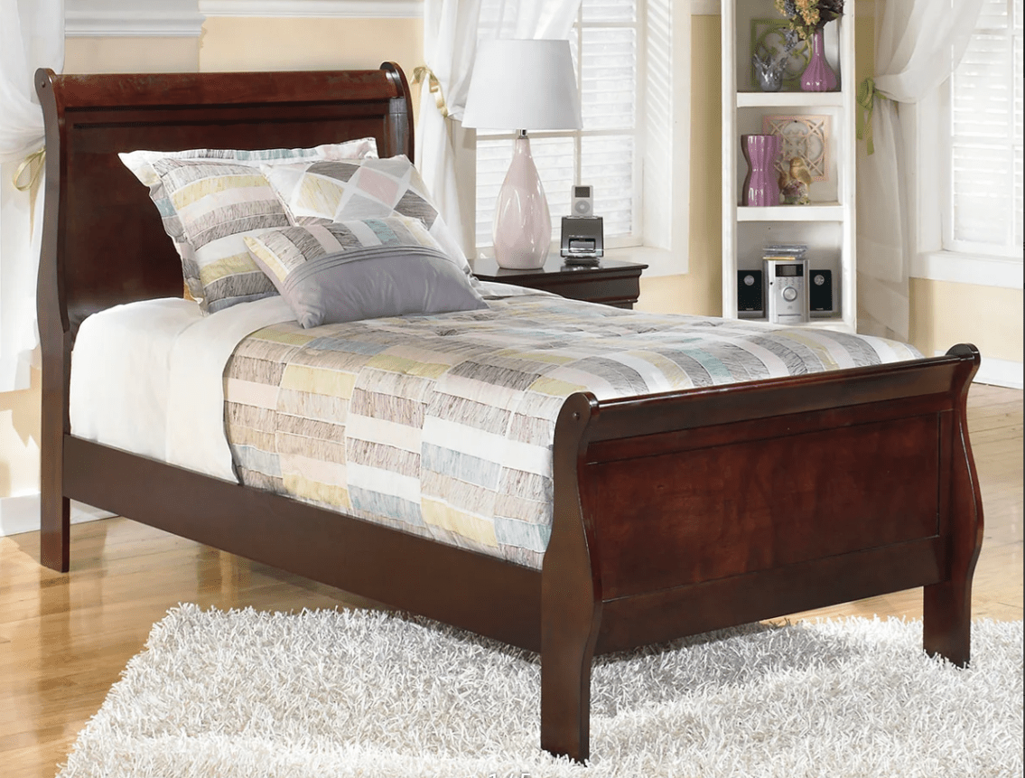 AshleyAshley B376 Sleigh Bed - Dark Brown