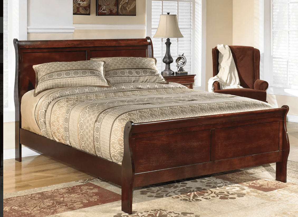 AshleyAshley B376 Sleigh Bed - Dark Brown
