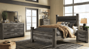 AshleyAshley B440 Wynnlow - Upholstered Poster Bed - Gray