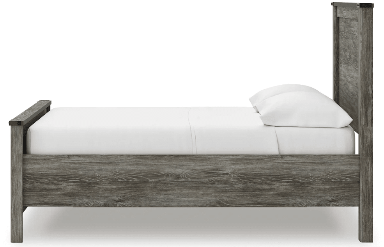 AshleyAshley B4480 Frandern - Full Panel Bed With Storage - Black / Gray