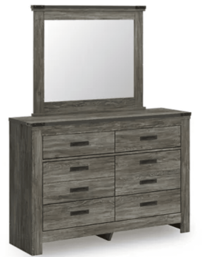 AshleyAshley B4480 Frandern - Full Panel Bed With Storage - Black / Gray
