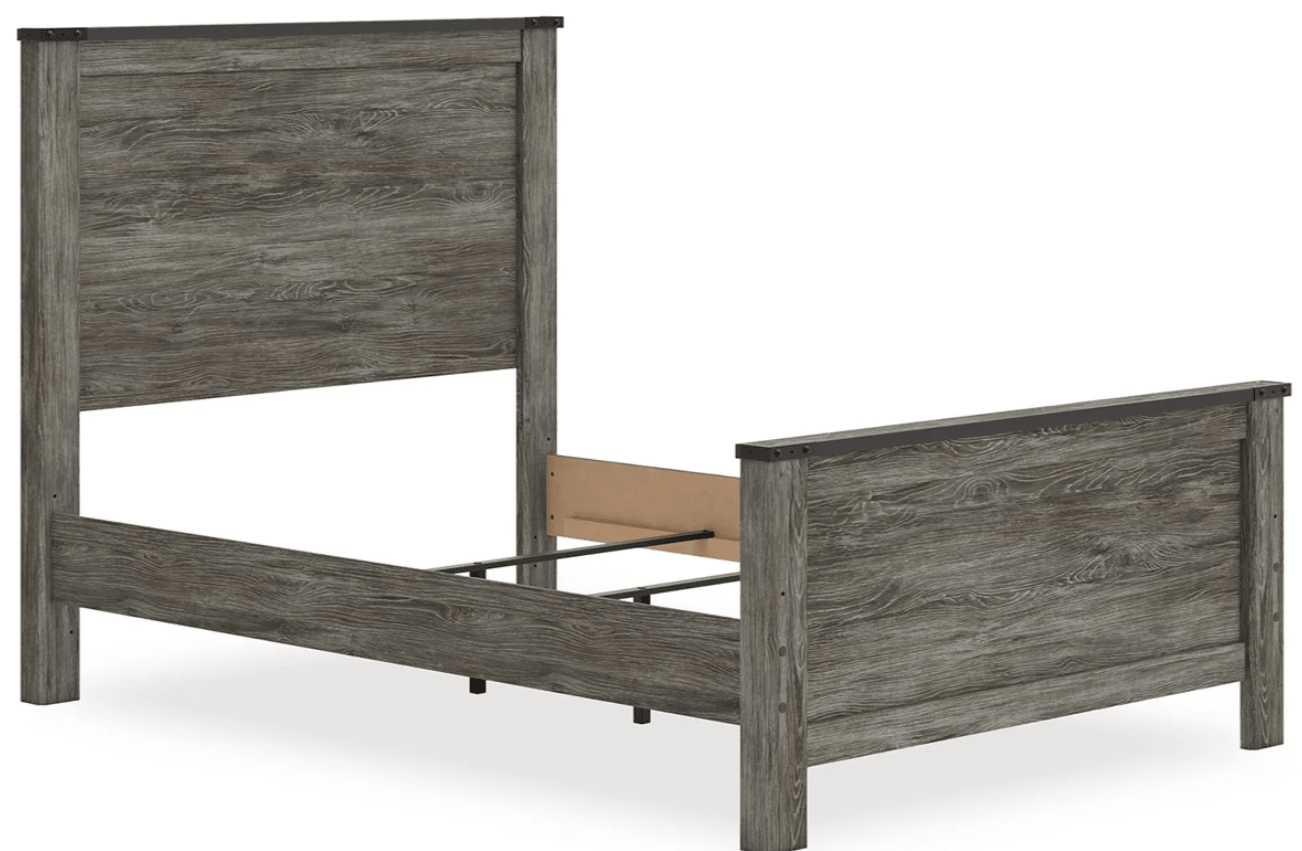 AshleyAshley B4480 Frandern Panel Bed - Black / Gray