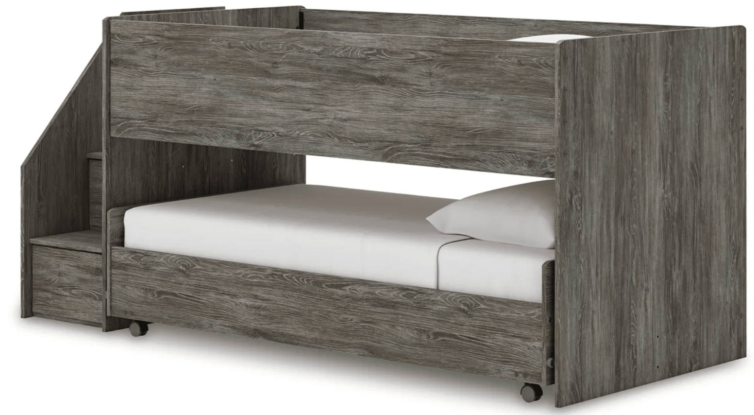 AshleyAshley B4480 Frandern - Twin Over Twin Loft Bed - Gray