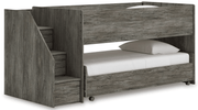 AshleyAshley B4480 Frandern - Twin Over Twin Loft Bed - Gray