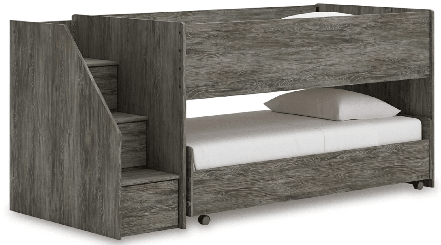 AshleyAshley B4480 Frandern - Twin Over Twin Loft Bed - Gray