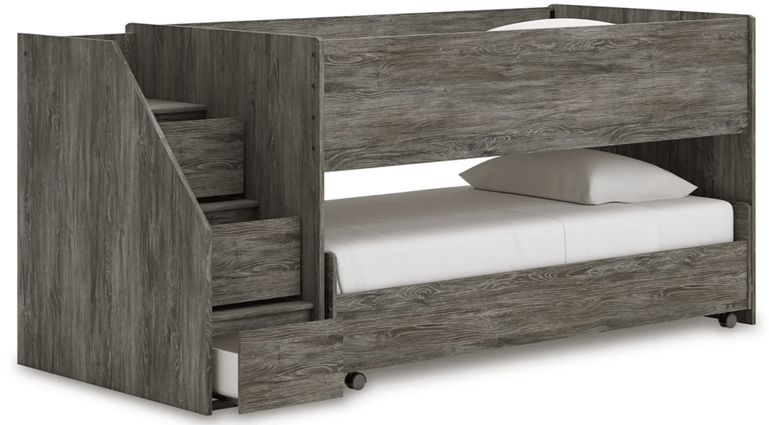 AshleyAshley B4480 Frandern - Twin Over Twin Loft Bed - Gray