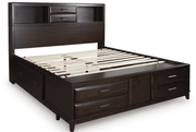 AshleyAshley B479 Vanmore - Queen Storage Bed - Dark Brown