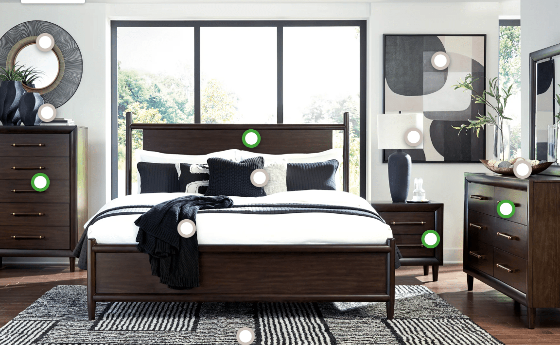 AshleyAshley B611 Dantenton - Panel Bedroom - Merlot