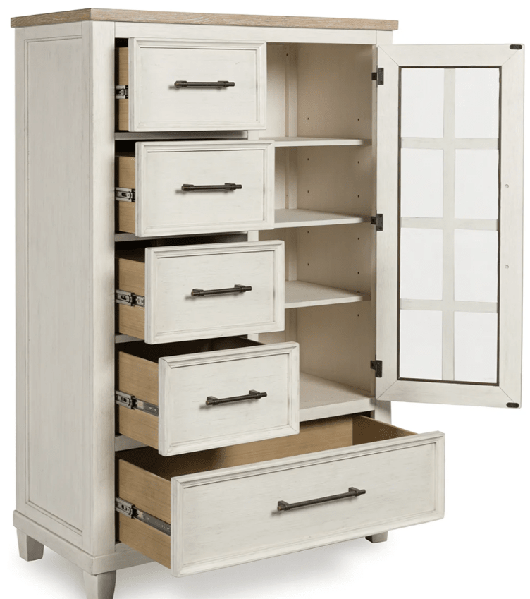 AshleyAshley B683 Shaybrock - Panel Bed - Antique White