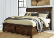 AshleyAshley B697 Porter Sleigh Storage Bedroom - Rustic Brown