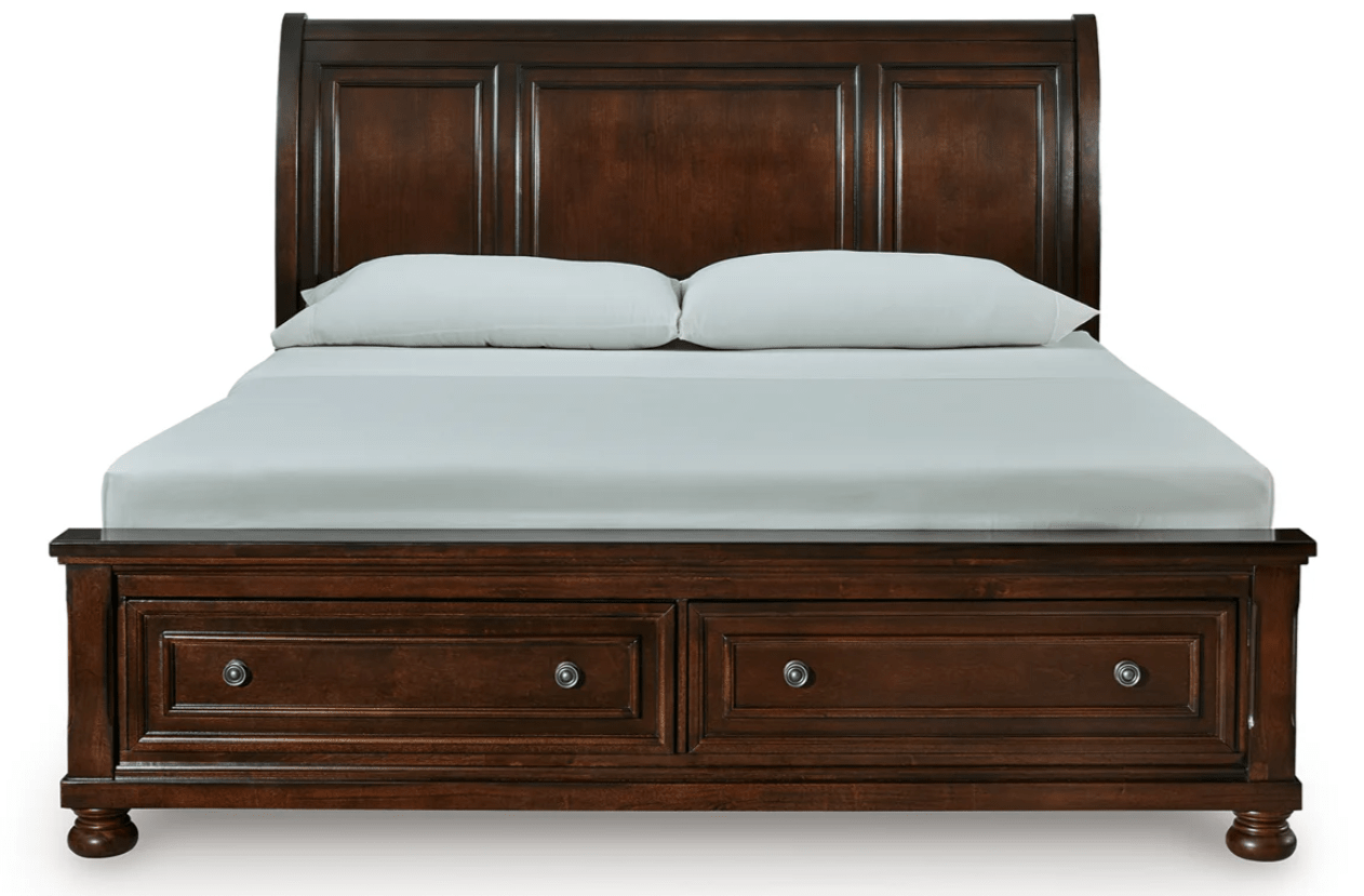 AshleyAshley B697 Porter Sleigh Storage Bedroom - Rustic Brown