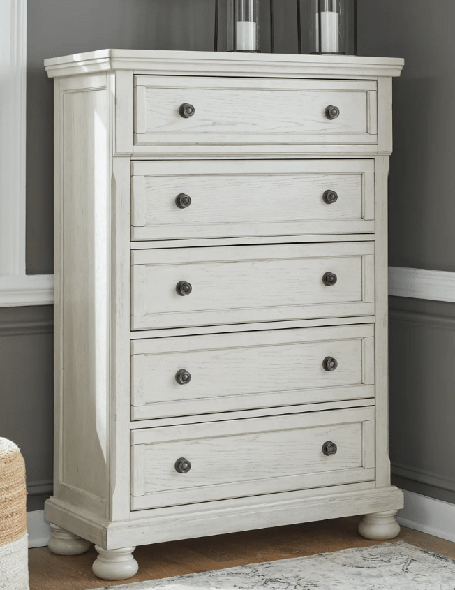 AshleyAshley B742 Robbinsdale - Panel Bed - Antique White