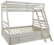 AshleyAshley B742 Robbinsdale - Twin Over Full Bunk Bed With Storage - Antique White