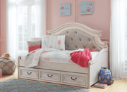 AshleyAshley B743 Realyn - Twin Day Bed with Storage - Chipped White