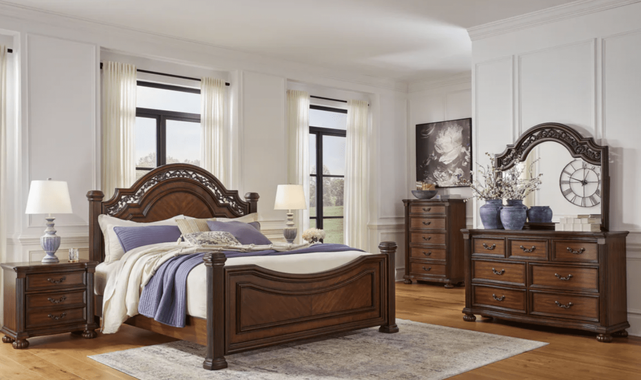 AshleyAshley B764 Lavinton - Poster Bed - Brown