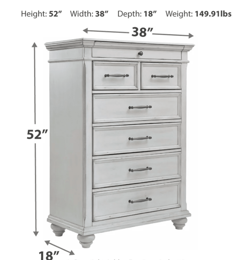 AshleyAshley B777 Kanwyn - Panel Bed with Storage Bench - Whitewash