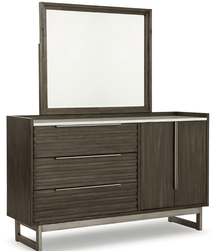 AshleyAshley B786 Arkenton - King Panel Bedroom - Grayish Brown