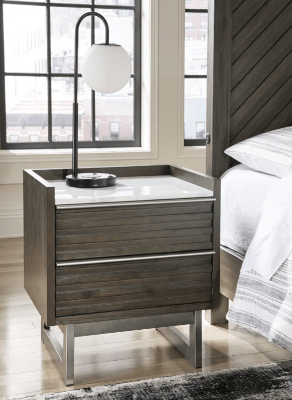 AshleyAshley B786 Arkenton - King Panel Bedroom - Grayish Brown