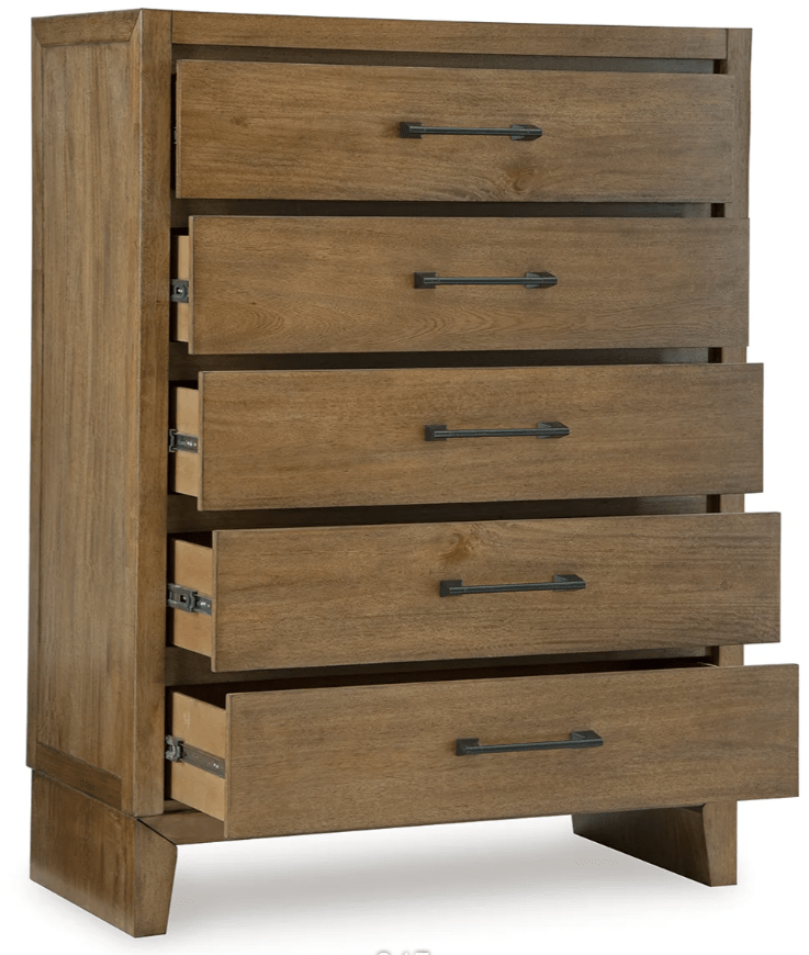 AshleyAshley B833 Sherbana - Panel Bedroom - Light Brown