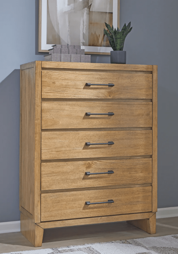 AshleyAshley B833 Sherbana - Panel Bedroom - Light Brown