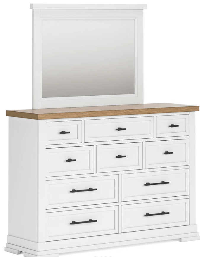 AshleyAshley B844 Ashbryn - Panel Storage Bed - White / Natural