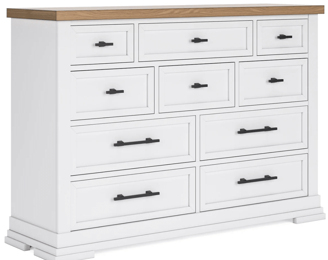 AshleyAshley B844 Ashbryn - Panel Storage Bed - White / Natural