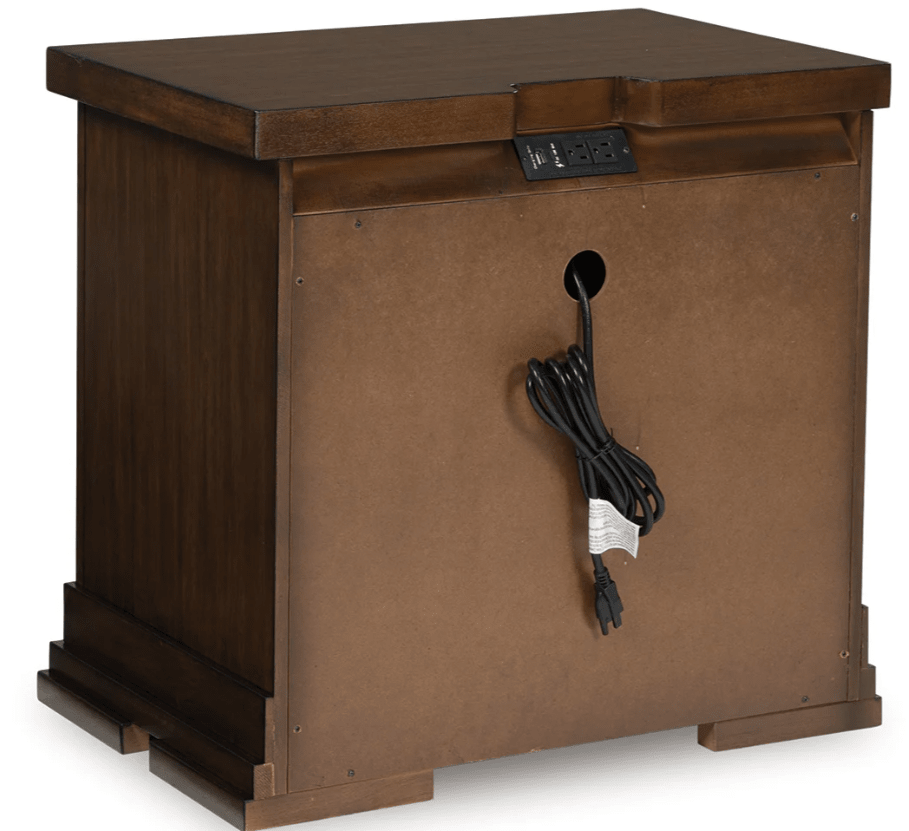 AshleyAshley B849 Taffenbrook - Panel Storage Bed - Medium Brown