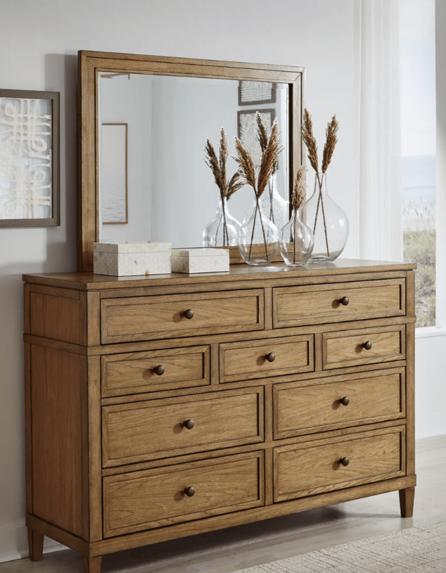 AshleyAshley B895 Sharlance - Upholstered Panel Bed - Light Brown