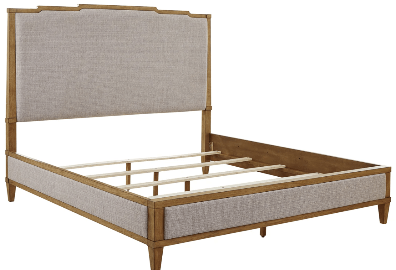 AshleyAshley B895 Sharlance - Upholstered Panel Bed - Light Brown