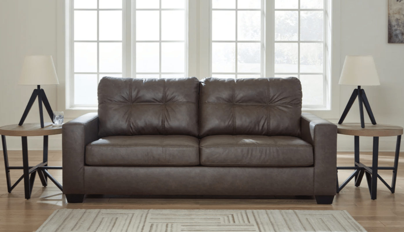 AshleyAshley Barlin Mills - 17003 - Sofa, Loveseat, Rocker Recliner - Umber