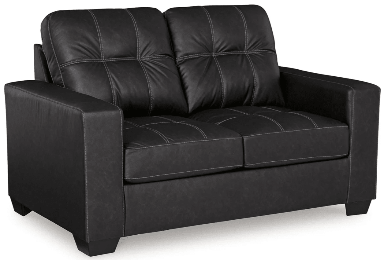 AshleyAshley Barlin Mills - 17004 - Sofa, Loveseat, Rocker Recliner, Ottoman - Black