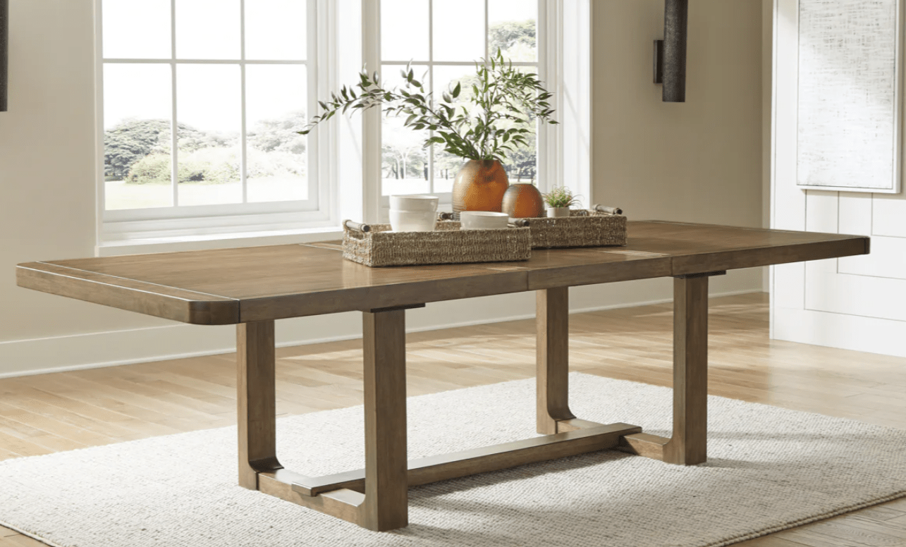 AshleyAshley Cabalynn ining Room Extension Table - Light Brown - D974