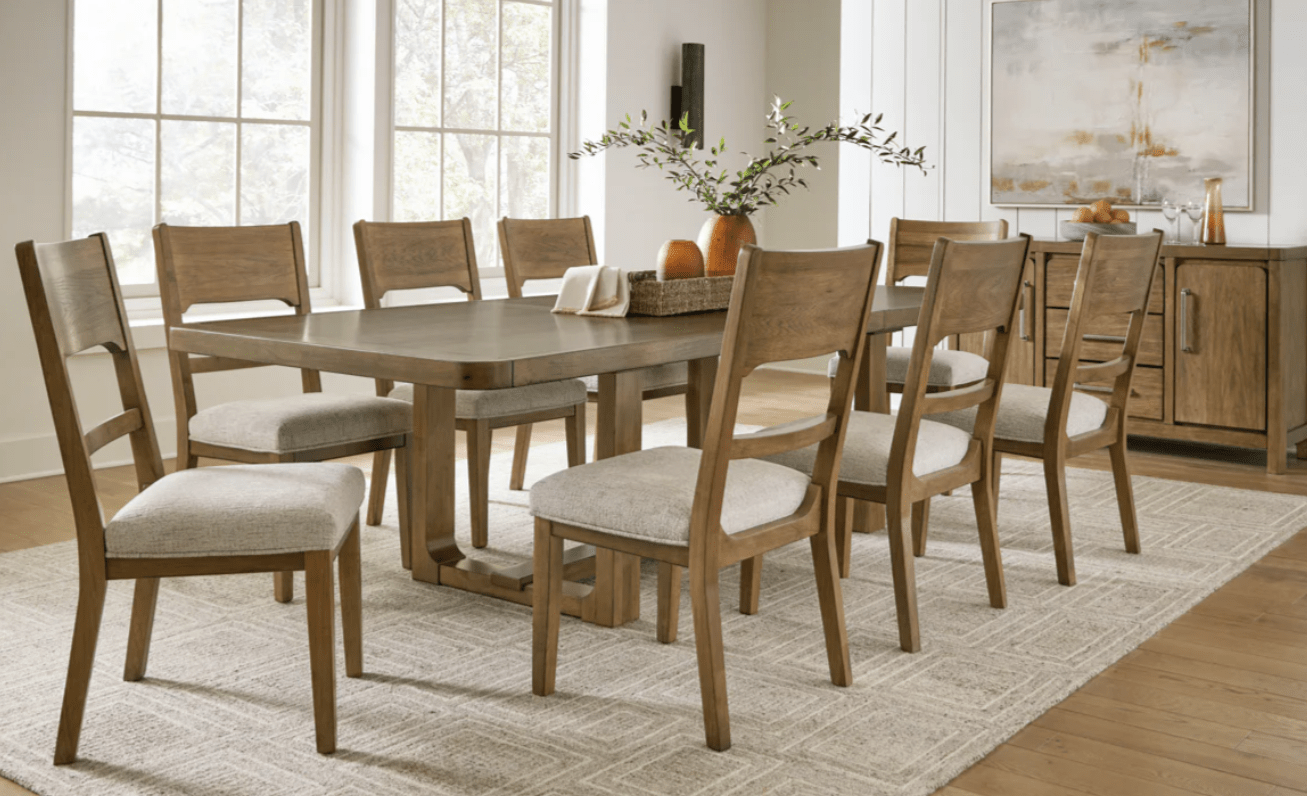 AshleyAshley Cabalynn ining Room Extension Table - Light Brown - D974