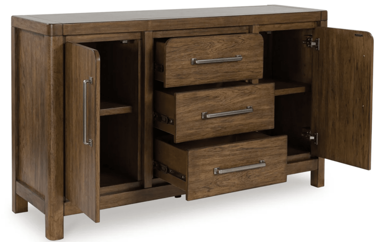 AshleyAshley Cabalynn ining Room Extension Table - Light Brown - D974