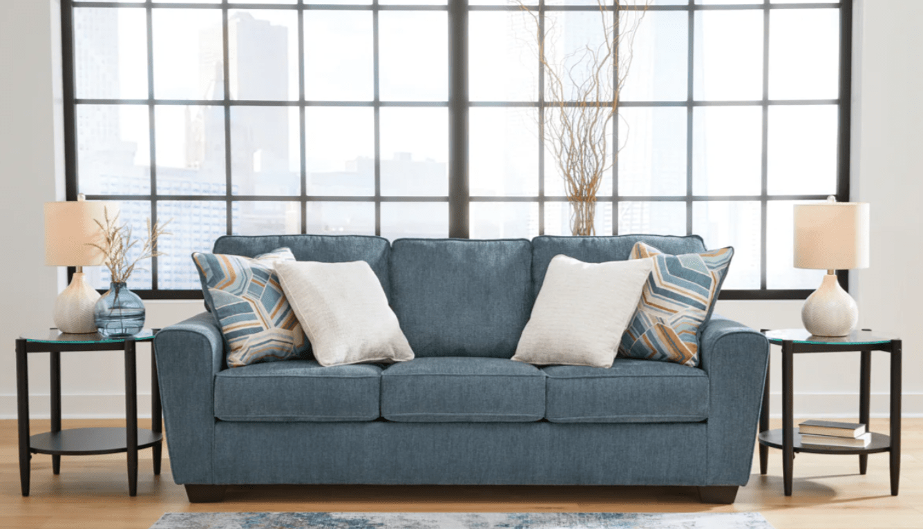 AshleyAshley Cashton - 40605 - Sofa, Loveseat, Chair, Ottoman - Blue